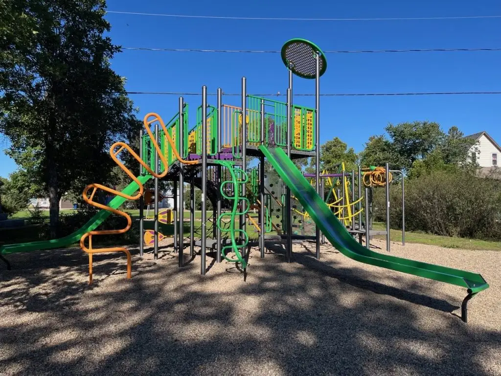 Play structure at Allen Park